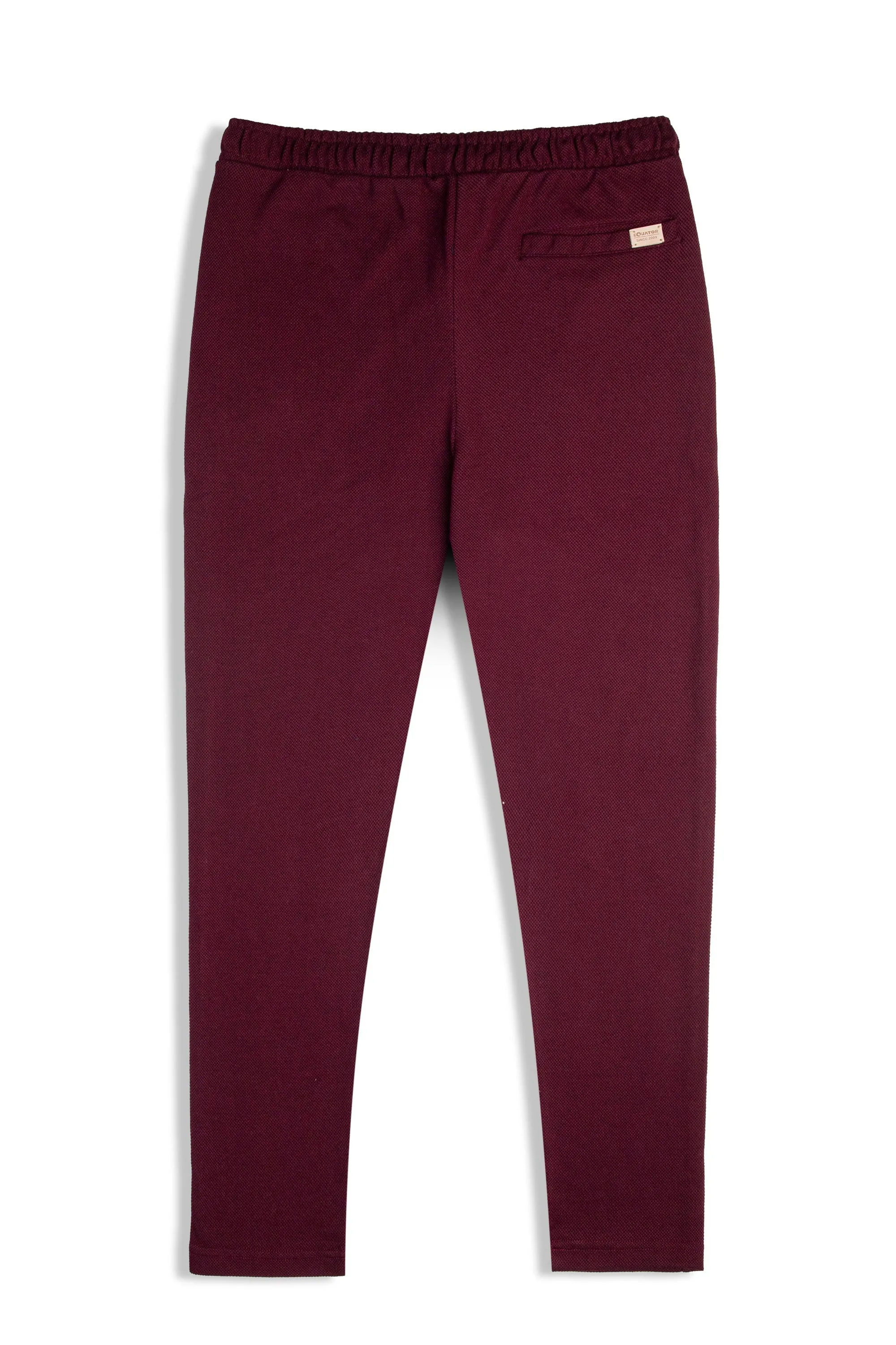 Maroon Terry Trousers