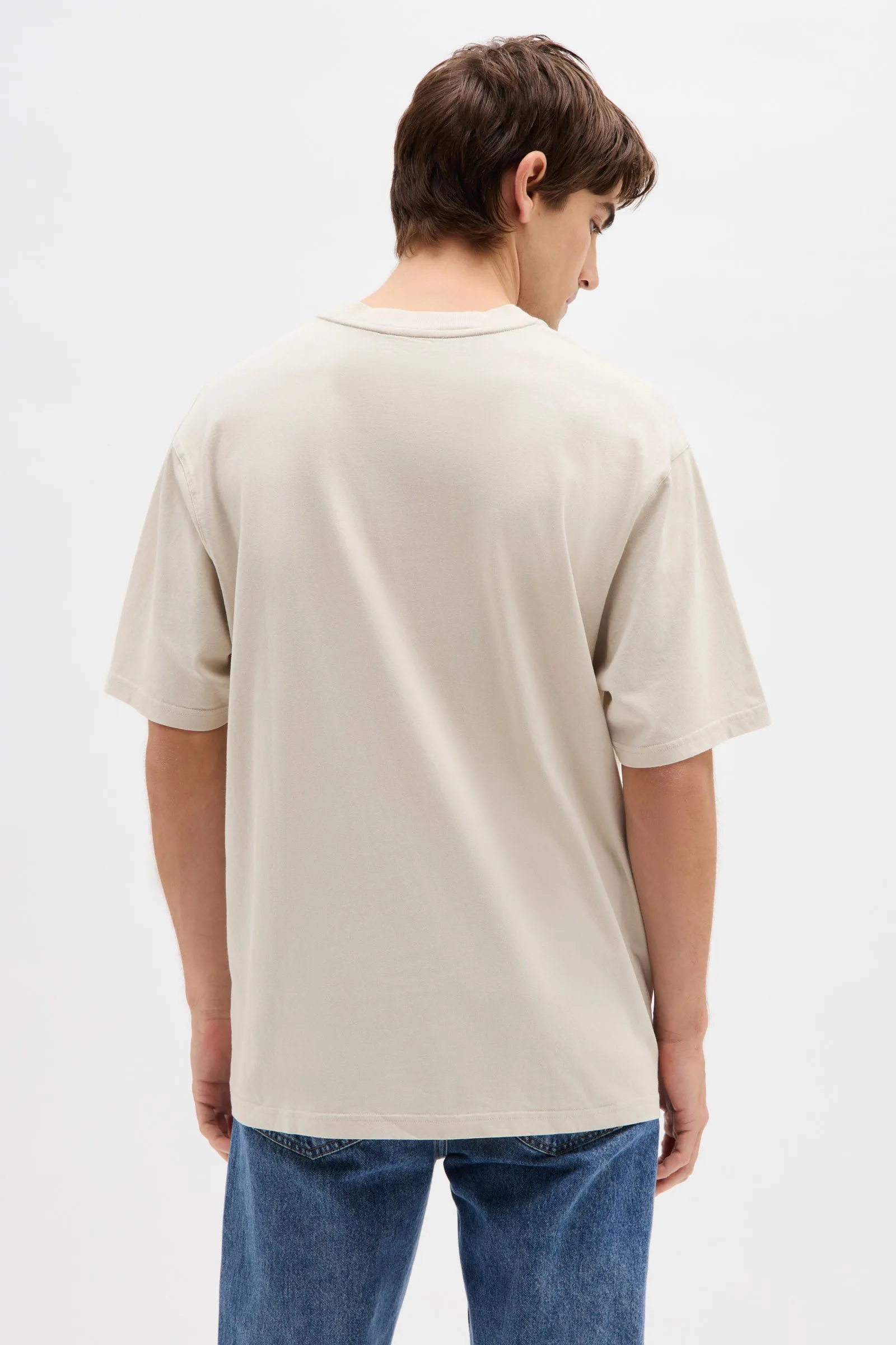 Mens Oversized Tee Limestone