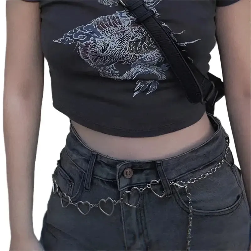 Metal Heart Belt