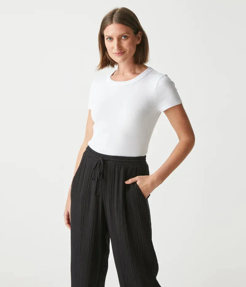 Michael Stars - Ashton Cropped Gauze Pant