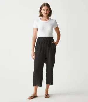 Michael Stars - Ashton Cropped Gauze Pant