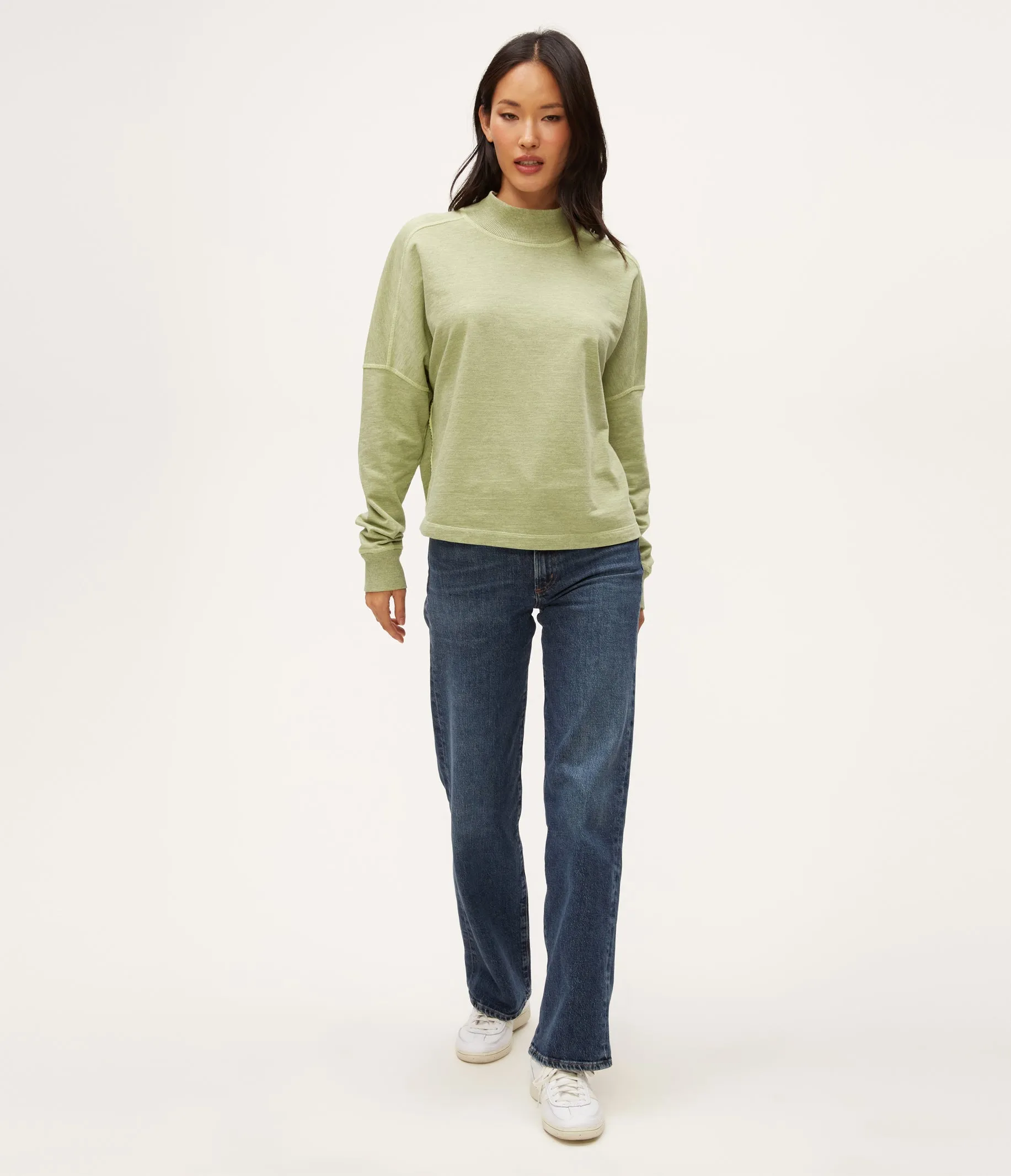Mila Mock Neck Sweatshirt