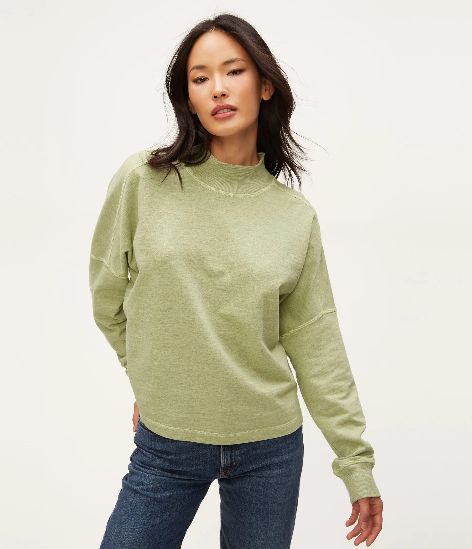 Mila Mock Neck Sweatshirt