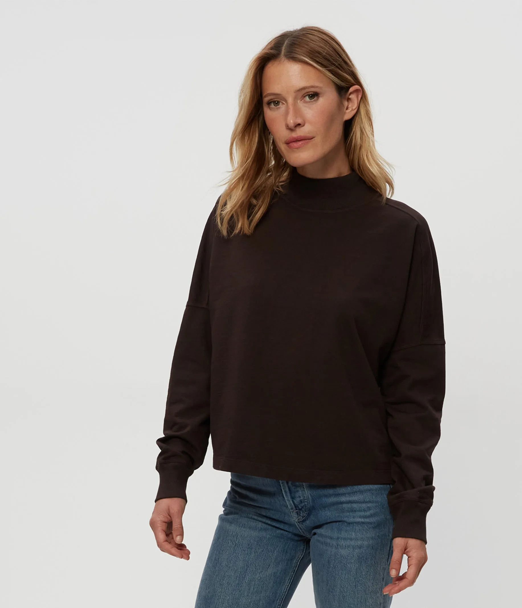 Mila Mock Neck Sweatshirt