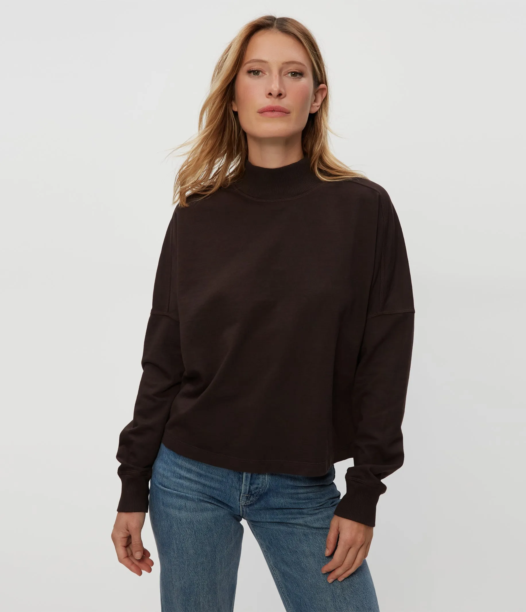 Mila Mock Neck Sweatshirt