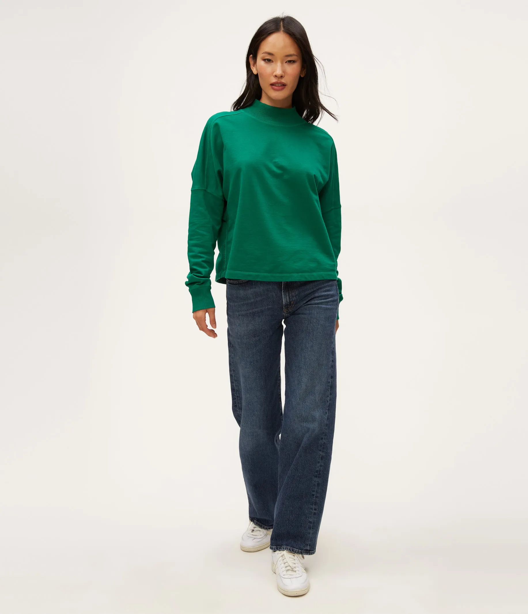 Mila Mock Neck Sweatshirt