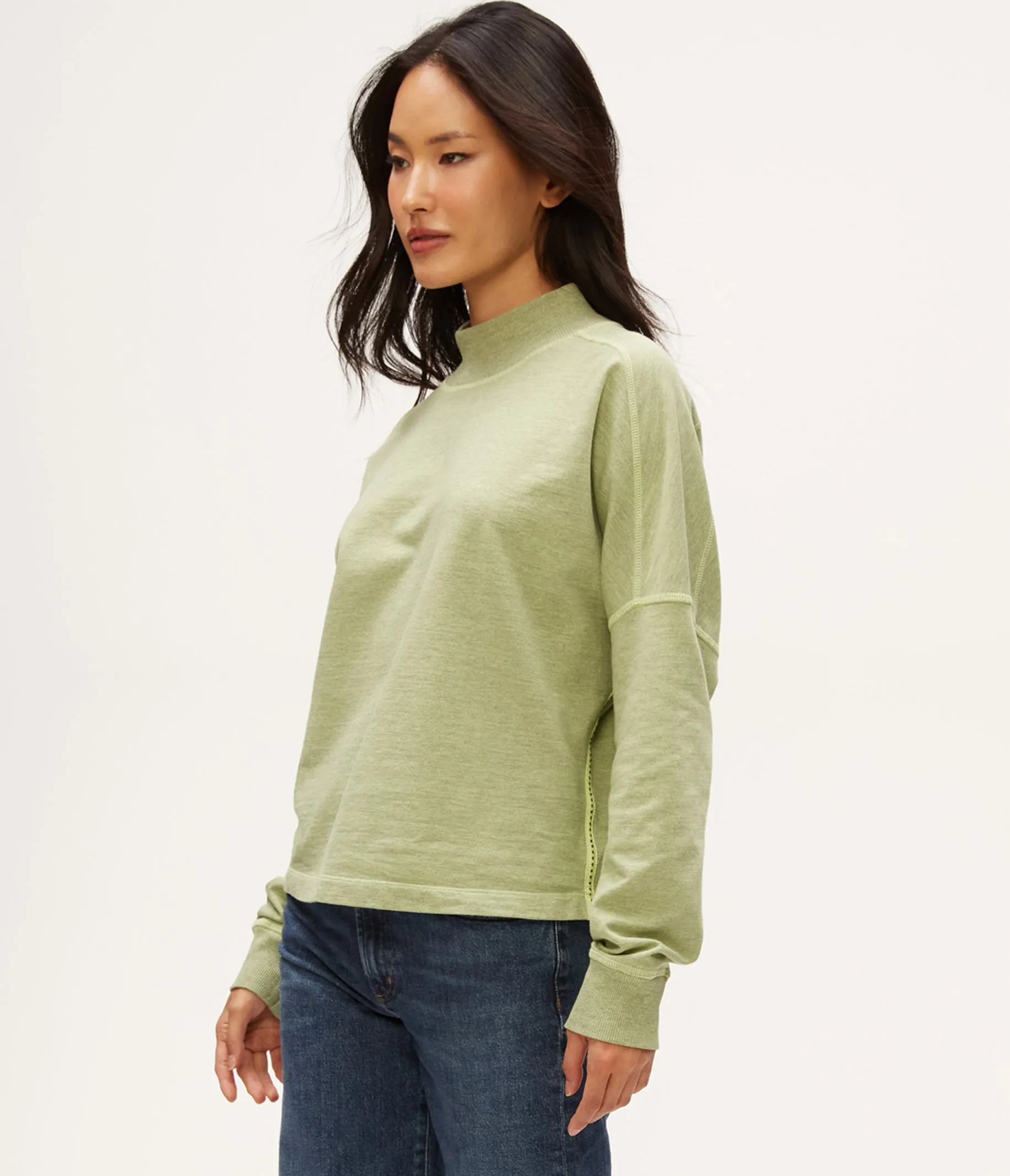 Mila Mock Neck Sweatshirt