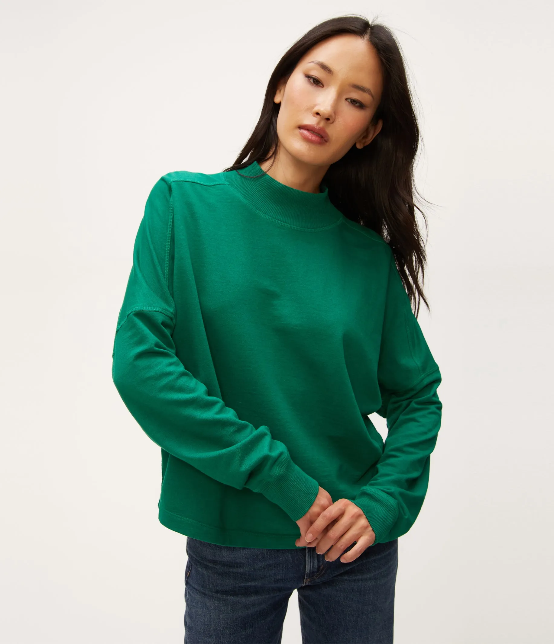 Mila Mock Neck Sweatshirt