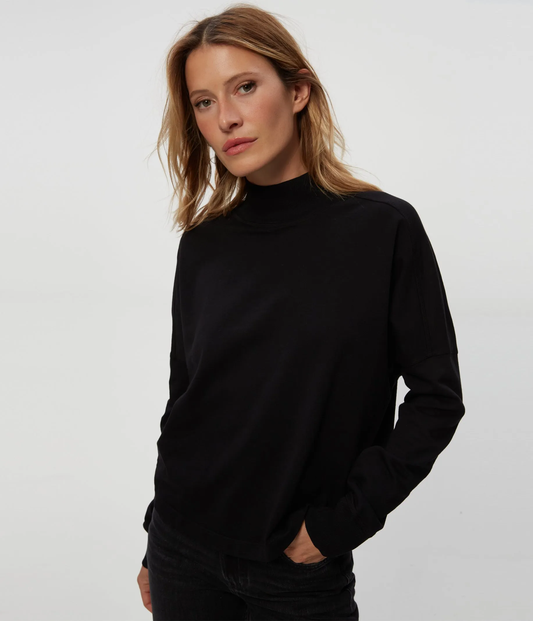 Mila Mock Neck Sweatshirt