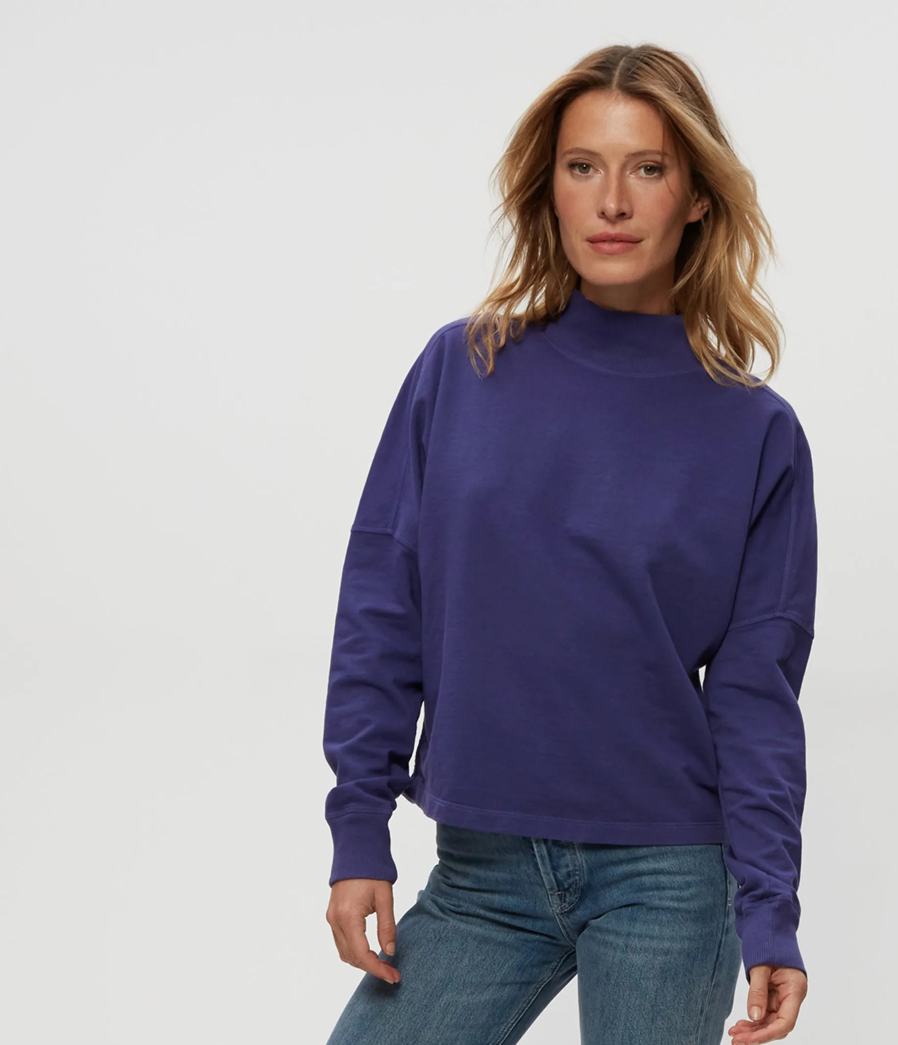 Mila Mock Neck Sweatshirt