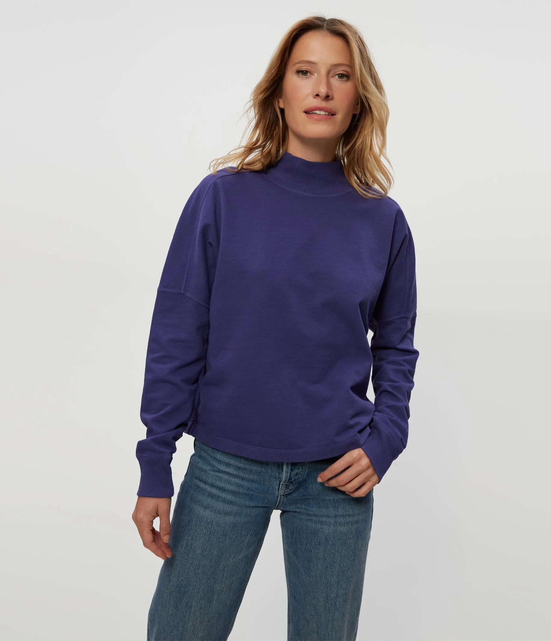 Mila Mock Neck Sweatshirt