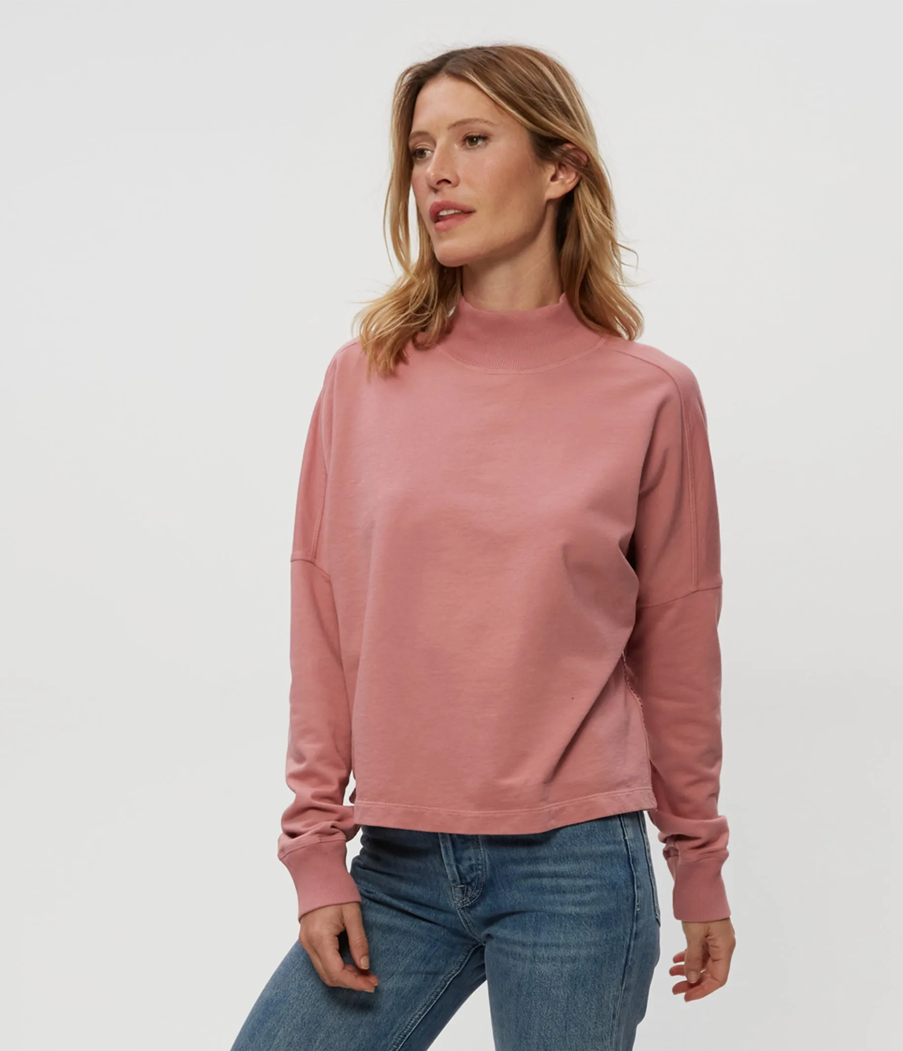 Mila Mock Neck Sweatshirt
