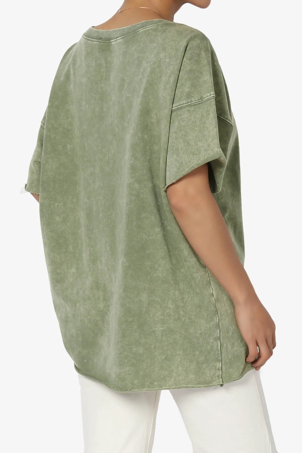 Misha Oversized Vintage Acid Wash T-Shirt PLUS