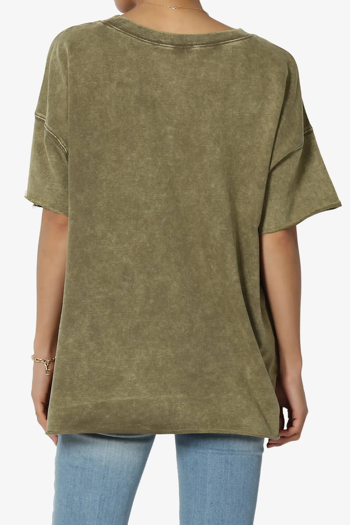 Misha Oversized Vintage Acid Wash T-Shirt PLUS