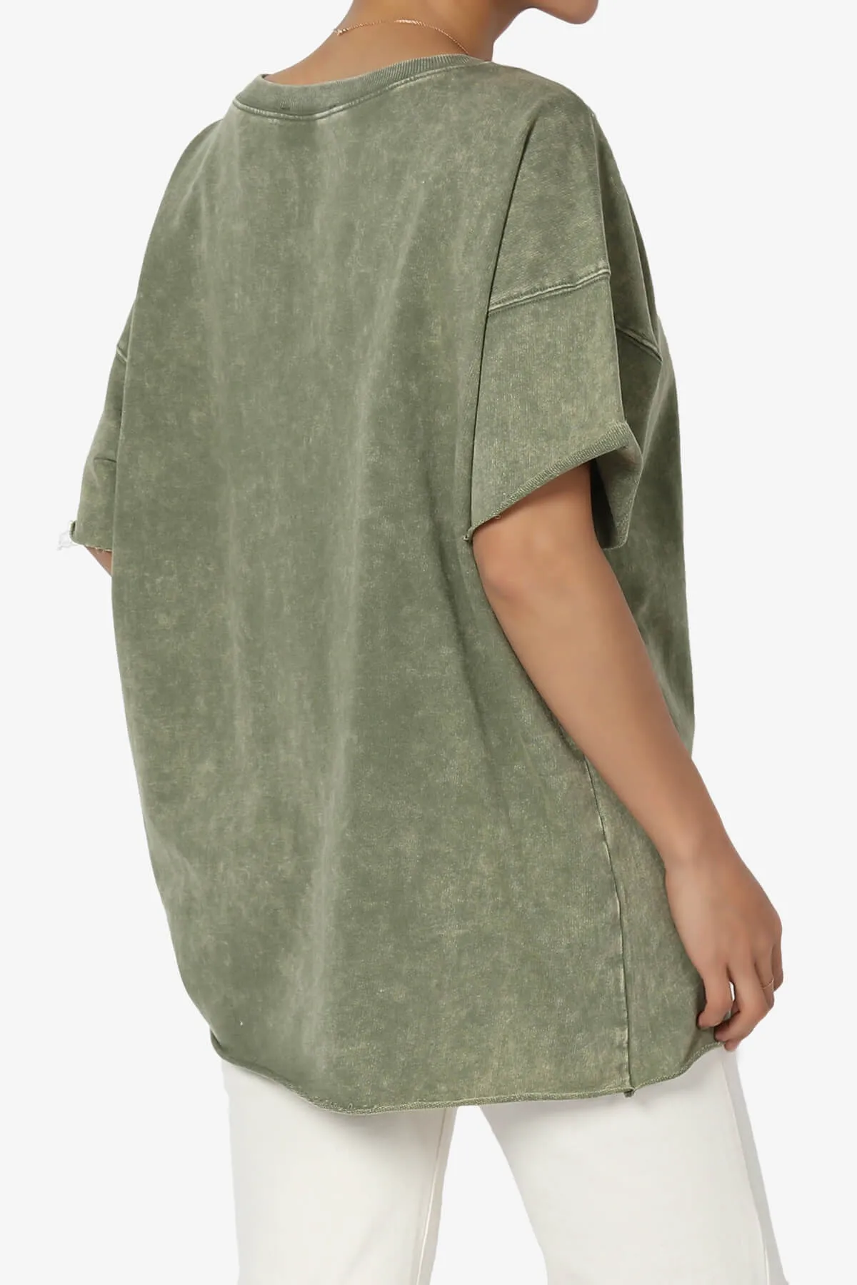 Misha Oversized Vintage Acid Wash T-Shirt PLUS