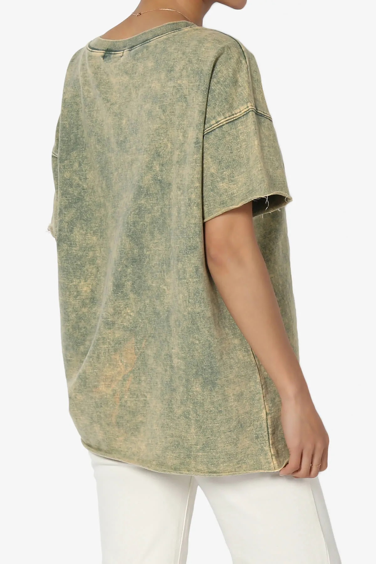 Misha Oversized Vintage Acid Wash T-Shirt PLUS