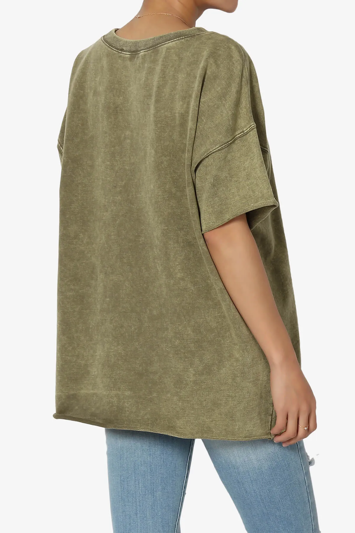 Misha Oversized Vintage Acid Wash T-Shirt PLUS