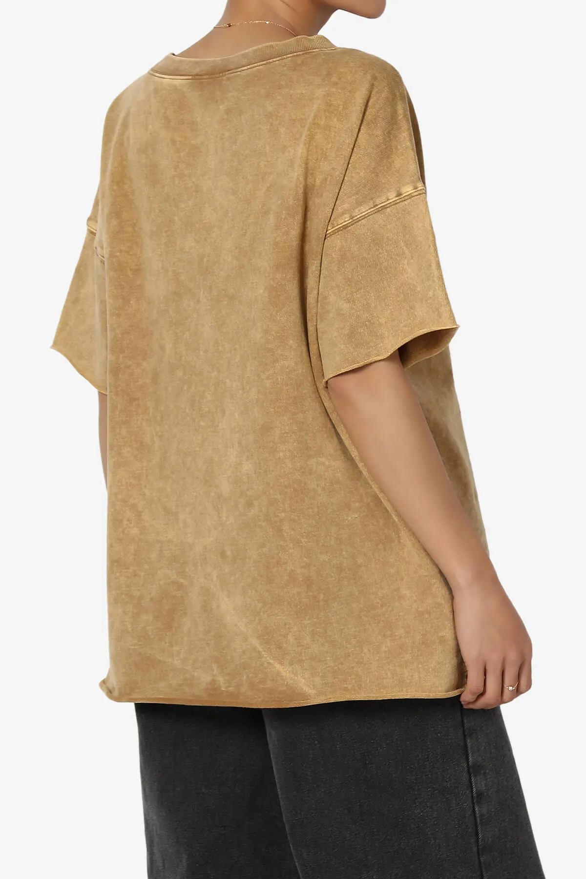 Misha Oversized Vintage Acid Wash T-Shirt PLUS