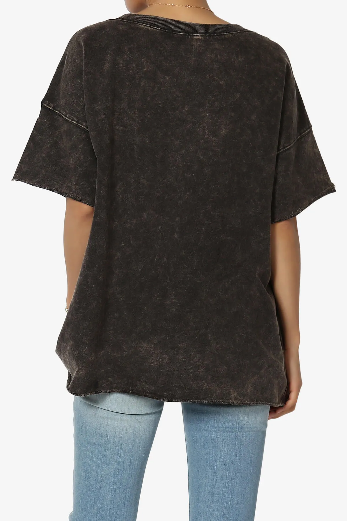 Misha Oversized Vintage Acid Wash T-Shirt PLUS
