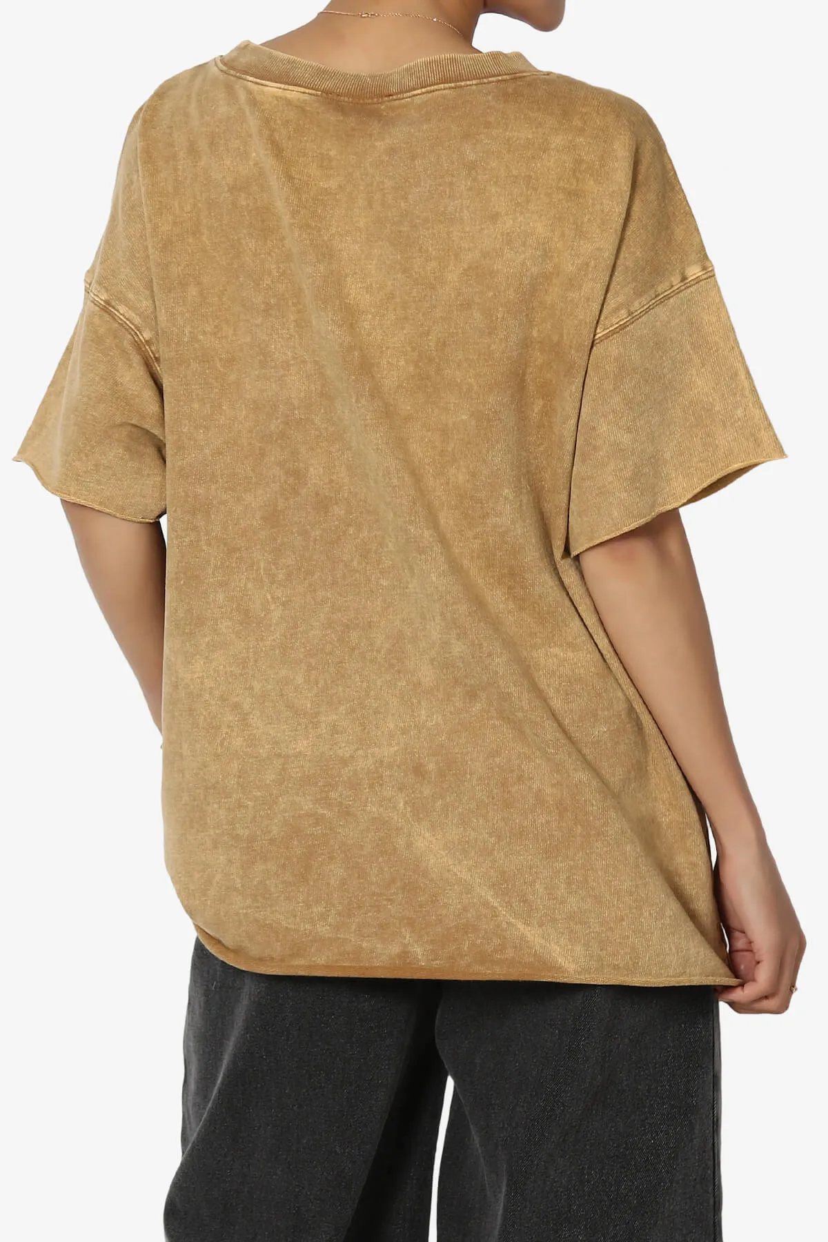 Misha Oversized Vintage Acid Wash T-Shirt PLUS