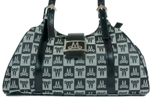 Misty Monogram Checkered Handbag