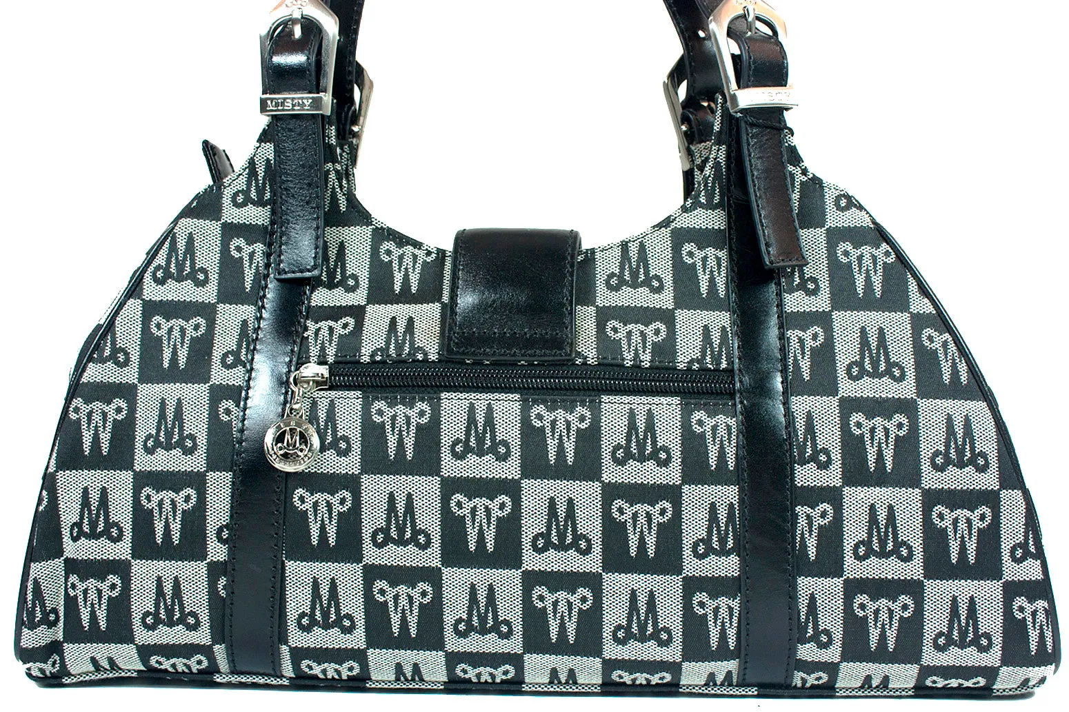 Misty Monogram Checkered Handbag