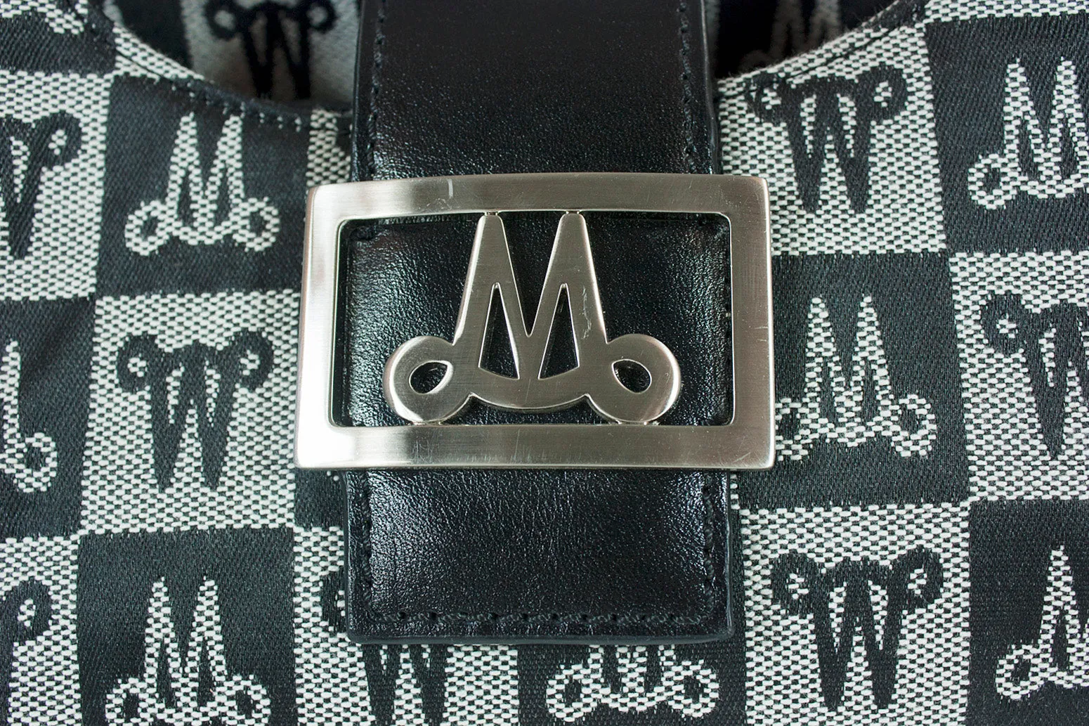 Misty Monogram Checkered Handbag