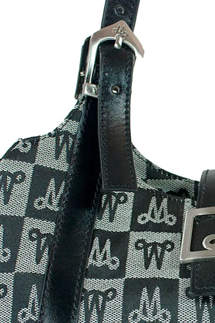 Misty Monogram Checkered Handbag