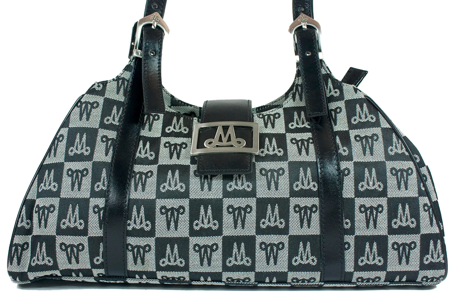Misty Monogram Checkered Handbag