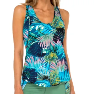 MOJITO - Inner Top Racer Back Overlay Tank Top