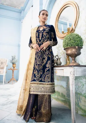MON AMOUR - LOOK 06 | AIK Atelier Mon Amour Velvet 2021  Unstitched Embroidered Velvet Suits