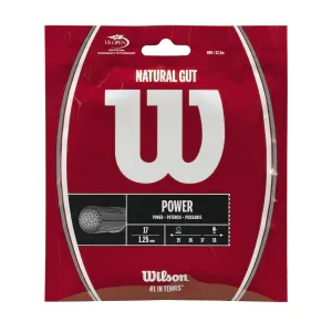 Natural Gut 17 Tennis String - Set