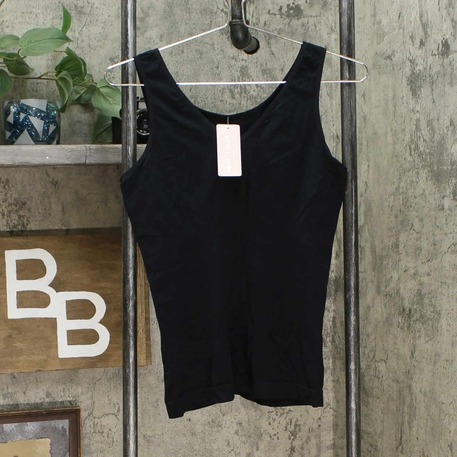 Nearly Nude Women's Smoothing Modal Cotton V-Neck Tank Top