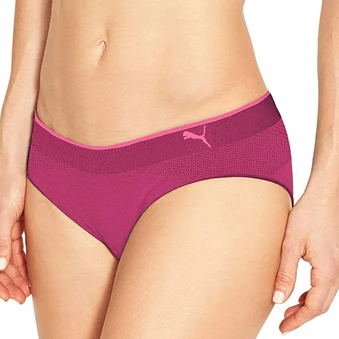 New in package! PUMA Womens Sports Stretch Bikini 4 Pack, Sz M!