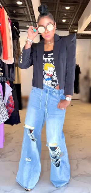 NO BAGGAGE | SHREDDED JEANS