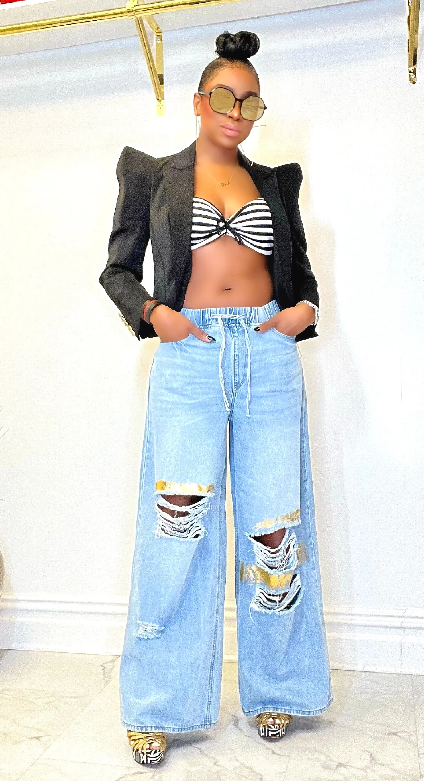 NO BAGGAGE | SHREDDED JEANS