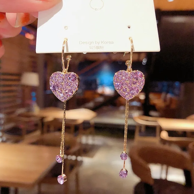 Oversized Owl Drop Earrings with Pearl and Zircon Embellishments