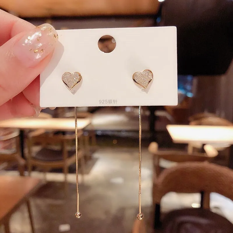 Oversized Owl Drop Earrings with Pearl and Zircon Embellishments