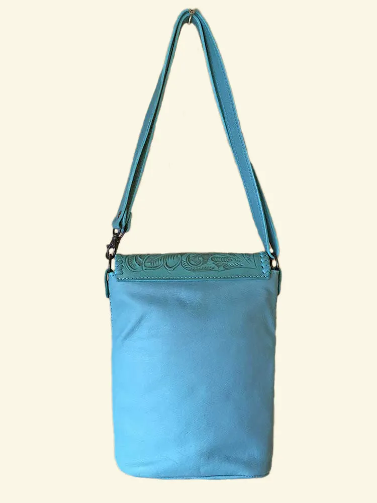 Paige Wallace Cross-Body Leather Purse, 2 Colors