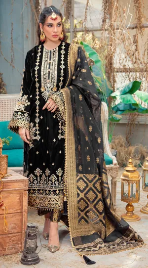 Pakistani Velvet Salwar Kameez Design for Party #PN561