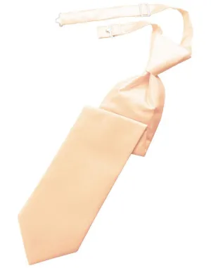 Peach Solid Twill Windsor Tie