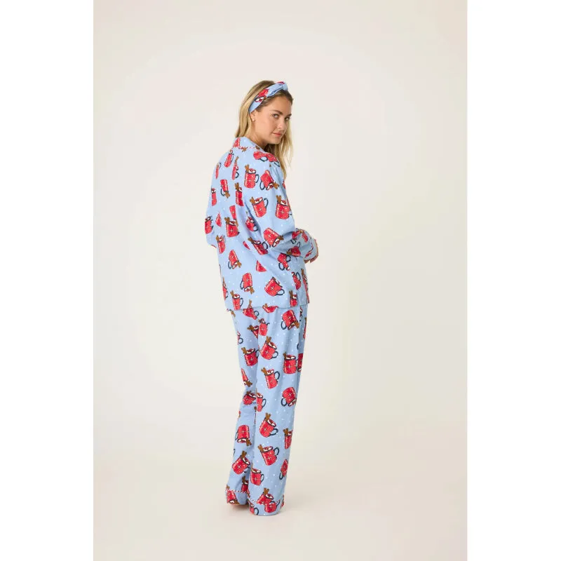 PJ Salvage Hug In A Mug Flannel PJ Set