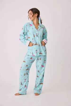 Pj Salvage- Spaw Day Flannel PJ Set- RPFLPJ