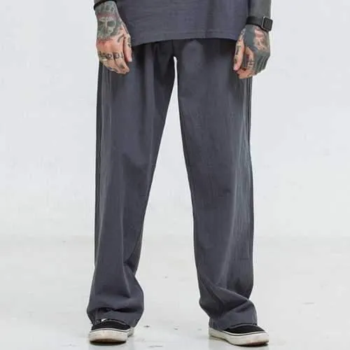 Plus Size Casual Baggy Wide Leg Pants