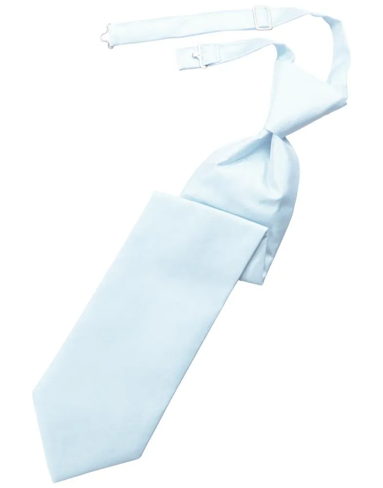 Powder Blue Solid Twill Windsor Tie