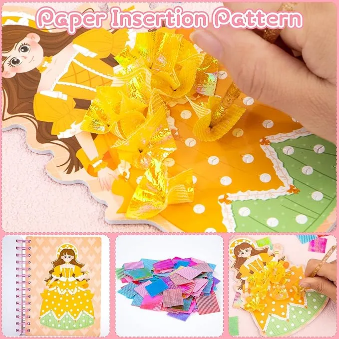Princess DIY Fashion Design Activity Book for Girls