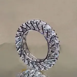 Promise Eternity Silver Ring Women for Women Jewelry