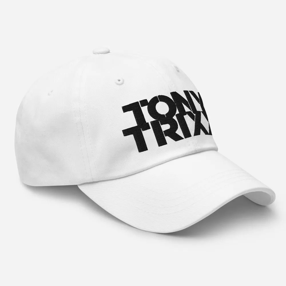 Puffy Embroidery Tony Trixx STFU Dad hat - White