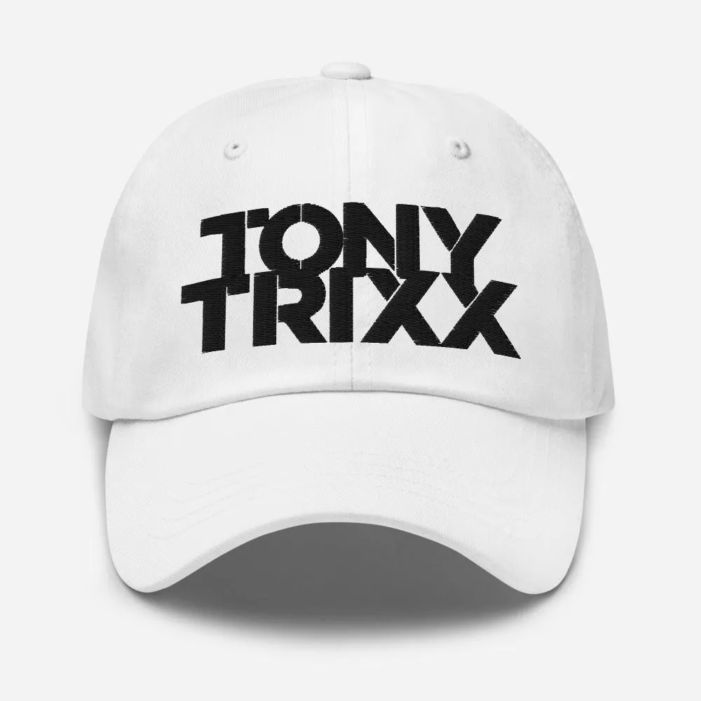 Puffy Embroidery Tony Trixx STFU Dad hat - White
