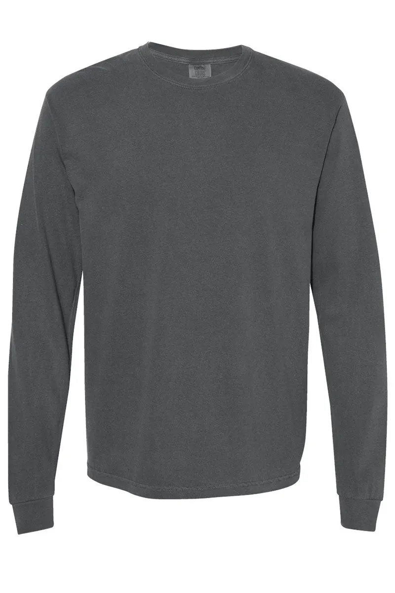 Pumpkin Spooky Season Comfort Colors Heavyweight Long T-Shirt